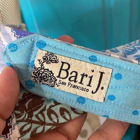 Bari J Handmade Belt-Quilted Cotton Fabric Rhinestone Buckle Adjustable Gift - Picture 10 of 10